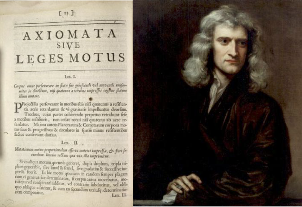 Ньютон авто. Ньютон портрет.